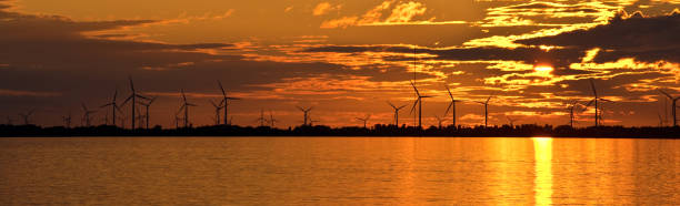 istock Sustainable and renewable power - windmill power supply - power generation 1297829996