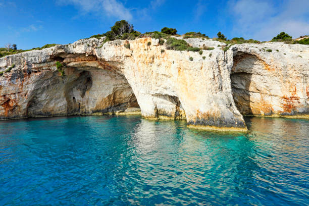 istock Blue Caves in Zakynthos island, Greece 1297832601
