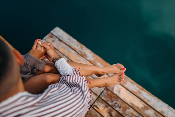 istock It's the perfect day for a day next to river 1297833581