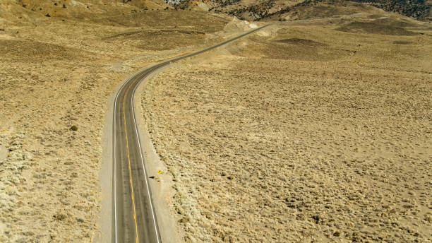 istock U.S. Route 6 Curving Through Eastern Nevada - Drone Shot 1297838356
