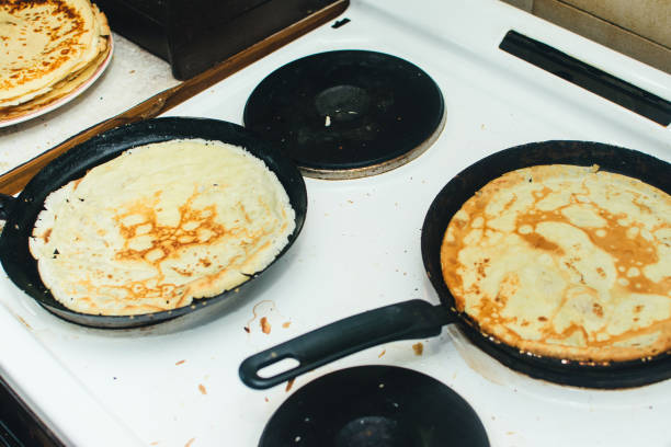 istock Making Pancakes stock photo 1297840550