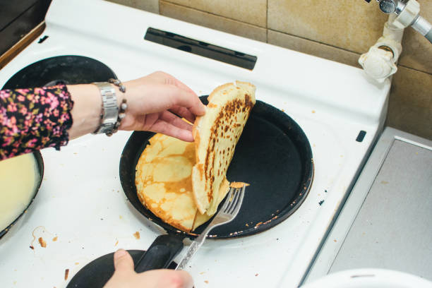 istock Making Pancakes stock photo 1297840646