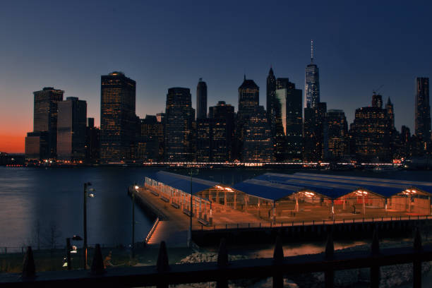 istock New York City skyline at dusk 1297852514