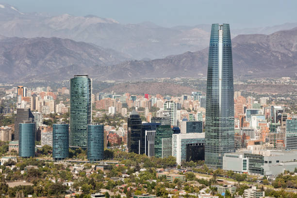 istock Santiago de Chile, Aerial View 1297852539