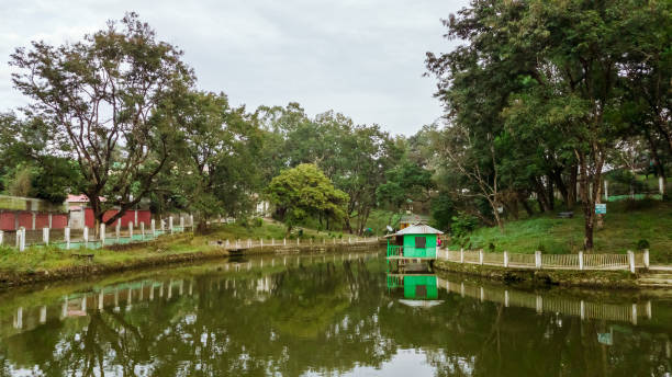 istock Lake gardens of Haflong 1297852557