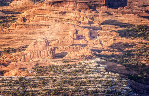 Photo of Aerial view on the the Arches National Park,  Utah