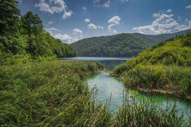 Plitvice Lakes National Park, a UNESCO World Heritage Site in Croatia
