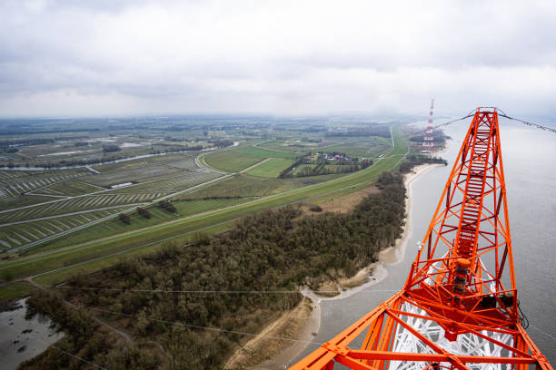 istock Electro Pylon landmark in Hamburg Germany 1297863349