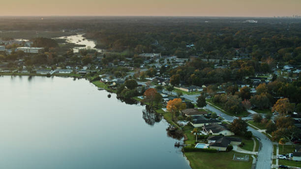 istock Longwood, Florida at Sunrise - Aerial 1297864876
