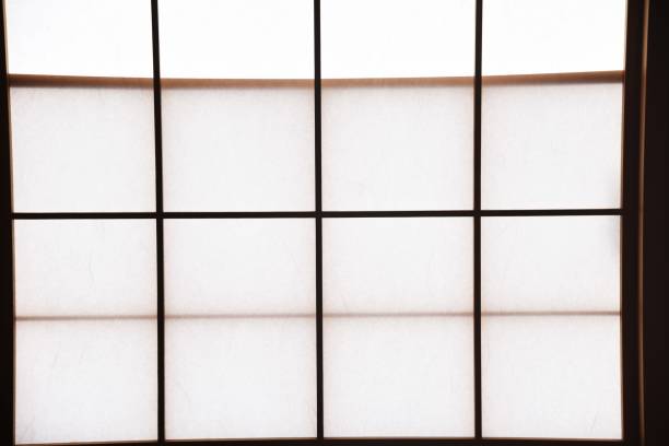 istock Sliding paper windows called 'Shoji' in Japan. 1297876613