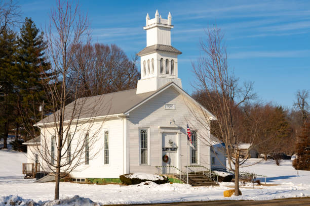 istock Old church in the Midwest 1297878165