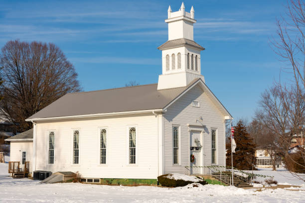 istock Old church in the Midwest 1297878235