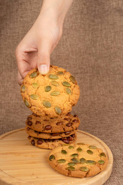 istock Chinese Taiwan snack pumpkin seed cake 1297887113