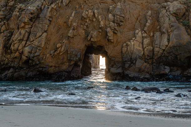 istock Sunset at Pfeiffer Beach in Big Sur 1297888793
