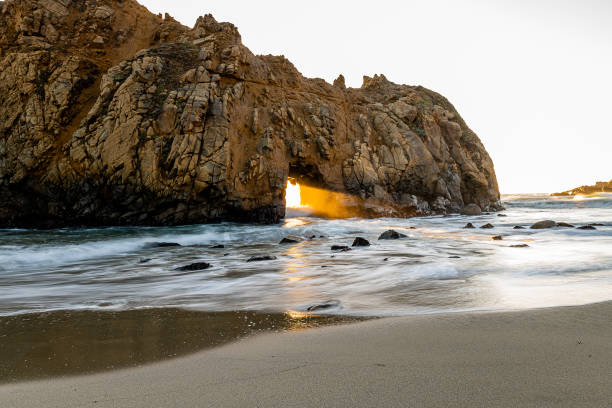 istock Sunset at Pfeiffer Beach in Big Sur 1297890252