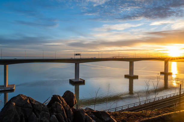 istock Sunrise from the Benicia Bridge Vista Point 1297892073