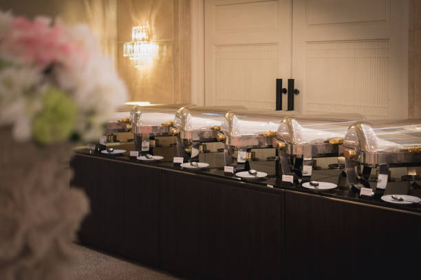istock Catering buffer for lunch in the afternoon at hotel resort 1297893599