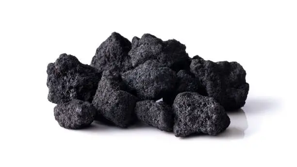 Photo of Coke Coal isolated on white background