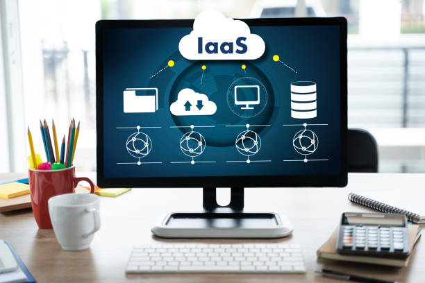 IaaS  Infrastructure as a Service on screen Optimization of business process Internet and networking IaaS IaaS  Infrastructure as a Service on screen Optimization of business process Internet and networking IaaS application programming interface photos stock pictures, royalty-free photos & images