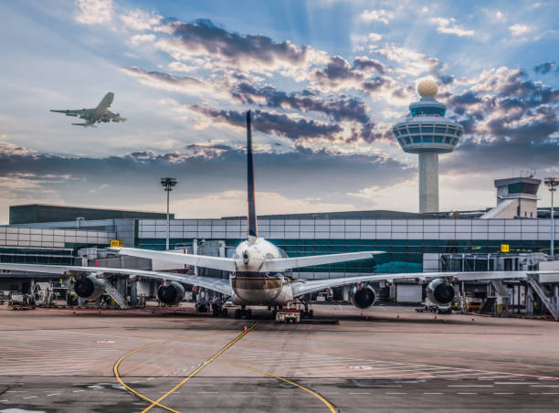 istock Busy Airport 1297907123