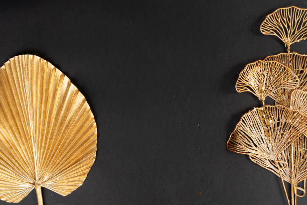 istock Golden tropial leaves 1297915764