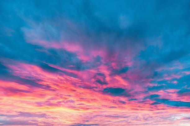 istock Amazing colorful clouds. 1297919118