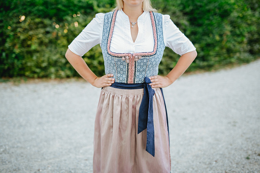 Traditional Bavarian dress called Dirndl
