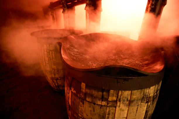 istock Barrel steam treatment 1297930711