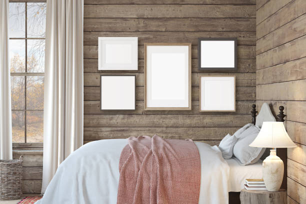 istock Bedroom in ranch house. 3d render. 1297931945