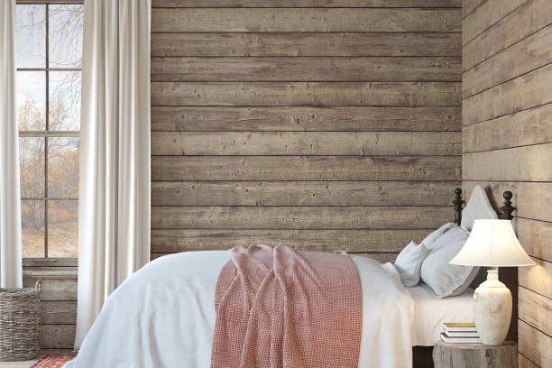 istock Bedroom in ranch house. 3d render. 1297931951