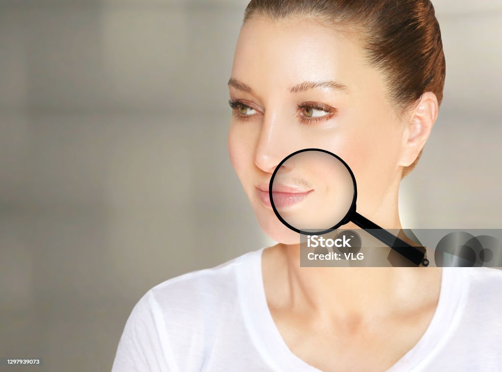 Waxing Epilationthreadinghair Removal Creamlaserupper Lip Hair Removal  Stock Photo - Download Image Now - iStock