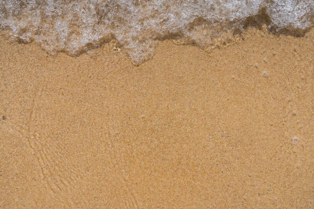 istock Beach and sea waves background 1297942819