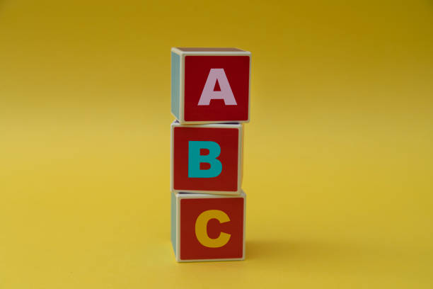 istock ABC written on wooden blocks. 1297943839