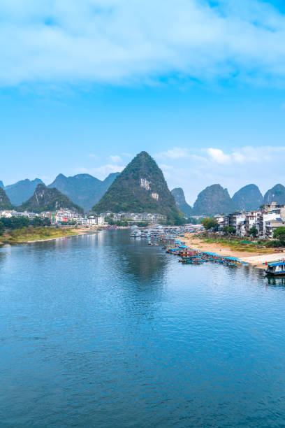 istock Guilin Lijiang River Landscape and Countryside Scenery 1297947678