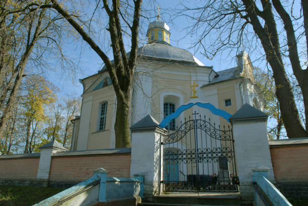 sretenskaya (candlemas) kościół - olyka zabytków - candlemass zdjęcia i obrazy z banku zdjęć