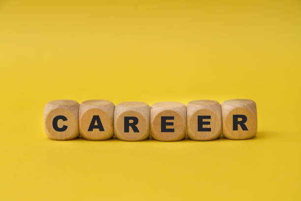 istock Career written on wooden blocks. 1297958332
