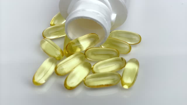 vitamin pills isolated