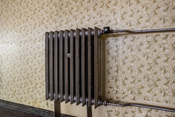 istock Old Radiator in the living room 1297962333