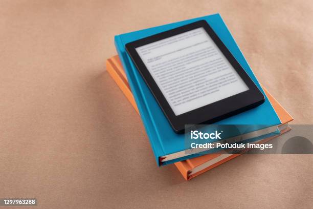Ebook Reader Stock Photo - Download Image Now - E-Reader, Book, Digital Tablet