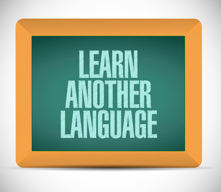 Sign Language Another Learn Another Language Sign Message Stock Illustration - Download Image ...