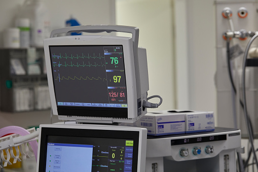 Monitoring Medical equipment in a surgery Hospital room