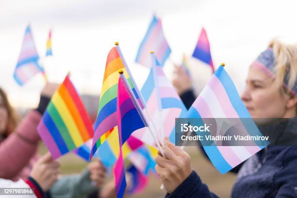 Pride Protest Stock Photo - Download Image Now - LGBTQIA Rights, LGBTQIA Pride Event, LGBTQIA People