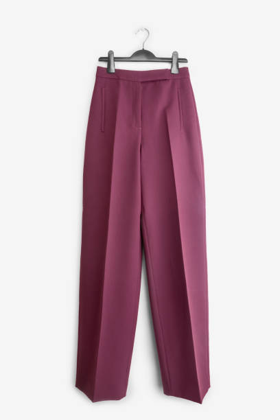 istock Women's trousers on a hanger 1297982559