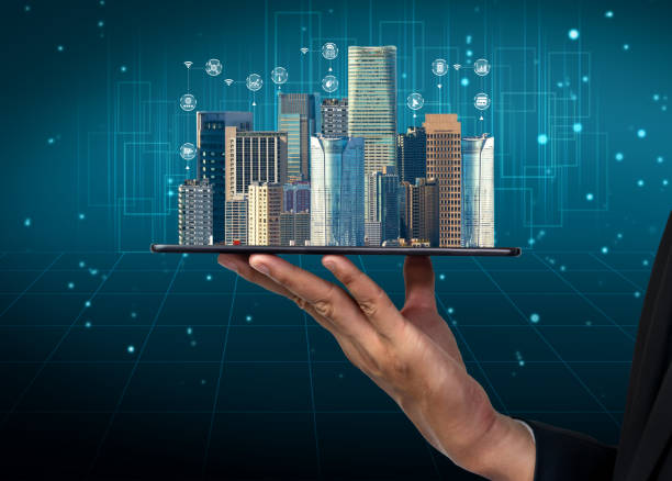 istock Advanced communication and global internet network connection in smart city 1297996782