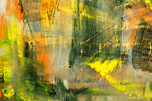 istock Painting Artistic bright color oil paint texture abstract artwork. Modern futuristic pattern for grunge wallpaper, interior, album, flyer cover, poster, booklet background. Creative graphic design 1298002174