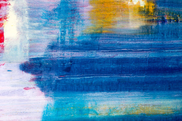 istock Painting Artistic bright color oil paint texture abstract artwork. Modern futuristic pattern for grunge wallpaper, interior, album, flyer cover, poster, booklet background. Creative graphic design 1298003038