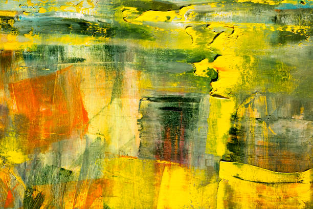 istock Painting Artistic bright color oil paint texture abstract artwork. Modern futuristic pattern for grunge wallpaper, interior, album, flyer cover, poster, booklet background. Creative graphic design 1298003379