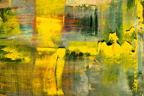 istock Painting Artistic bright color oil paint texture abstract artwork. Modern futuristic pattern for grunge wallpaper, interior, album, flyer cover, poster, booklet background. Creative graphic design 1298004211