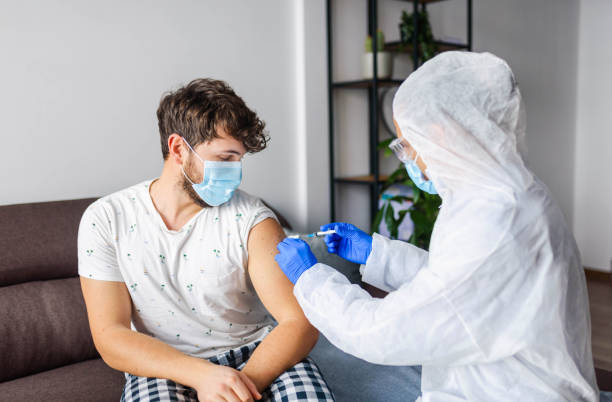 istock Vaccination at home close up photo. 1298013270