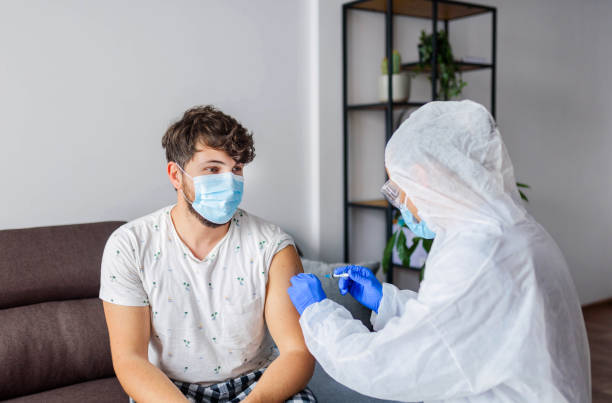 istock Vaccination at home close up photo. 1298013273